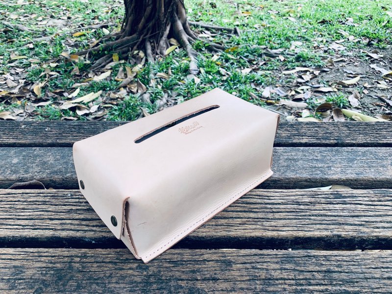 卫生纸盒版植鞣皮套 - 摆饰 - 真皮 多色