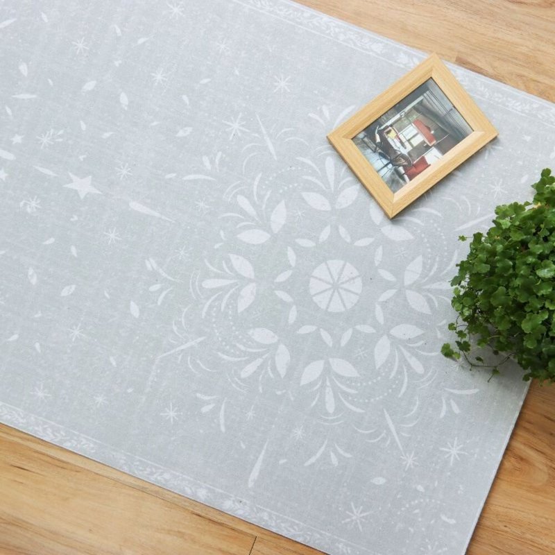 【PLAYZU】静谧森林 ∣ 乡村风防滑走道地毯地垫 (灰绿色) - 地垫/地毯 - 其他材质 绿色