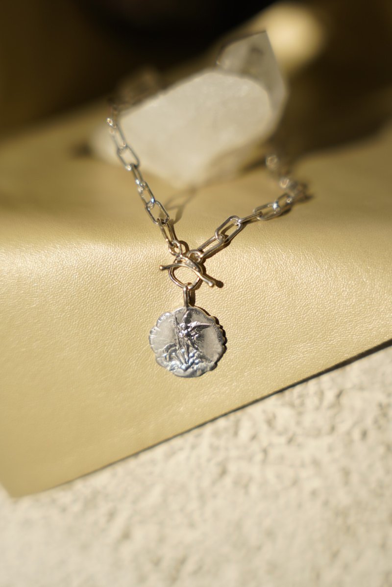 SV Médaille 坠饰链式手链 - 手链/手环 - 其他金属 银色