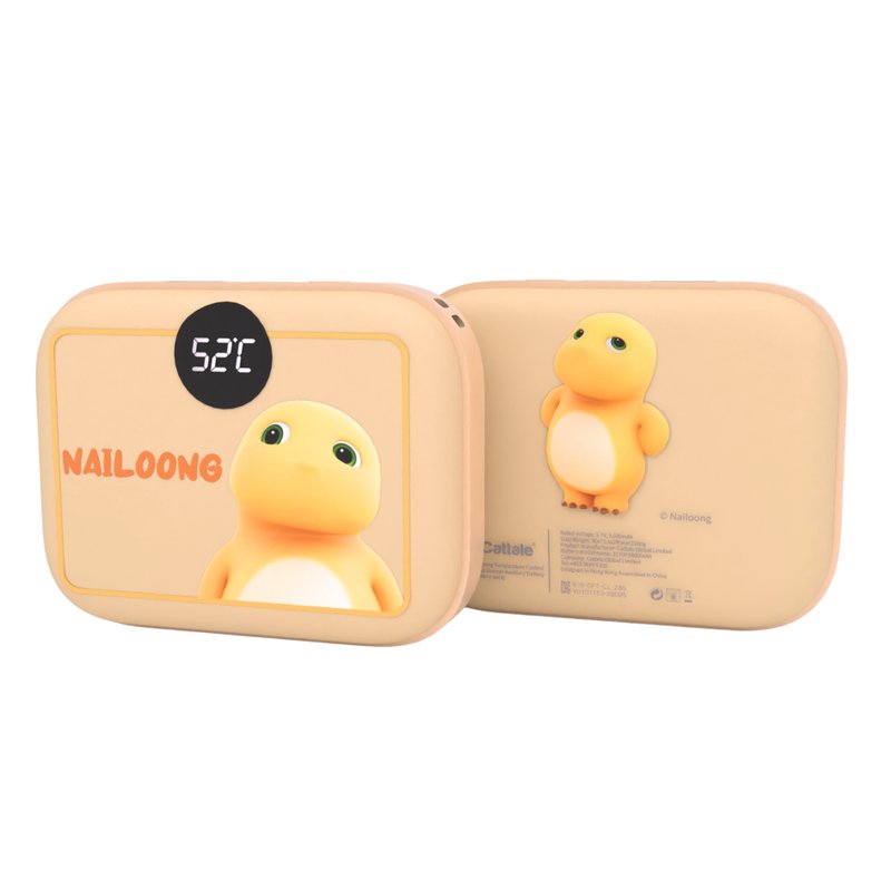 Cattale x Coolean -Nailoong奶龙2合1暖手蛋+10000mAh外置充电器 - 充电宝/传输线 - 其他材质 橘色