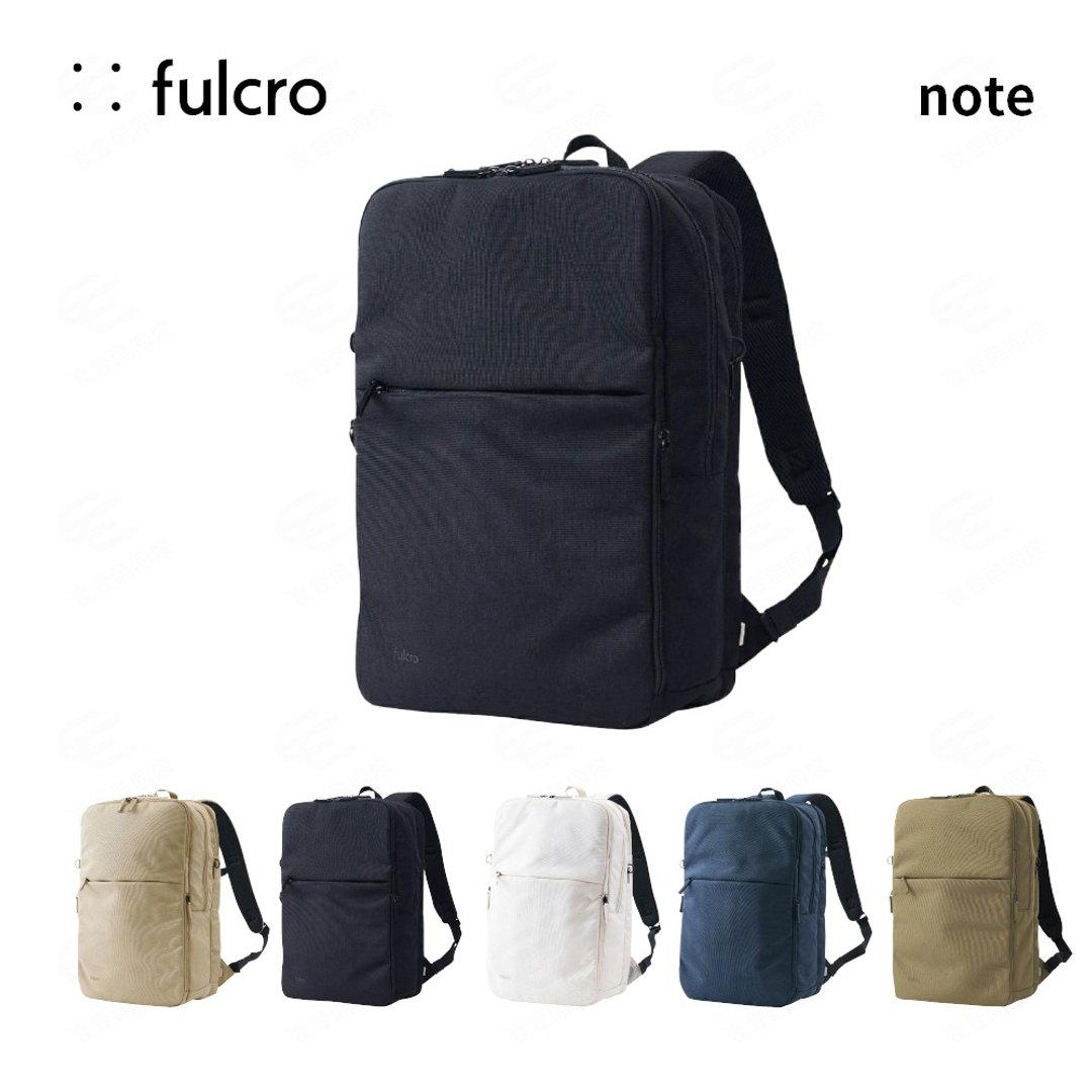 【fulcro】Co-worker系列-简约多功能后背包(note)(多色可选) - 后背包/双肩包 - 聚酯纤维 黑色