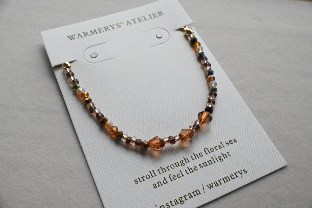 wooden cabin thin bracelet • 幼手链 气质 闺蜜 圣诞礼物 - 手链/手环 - 其他材质 咖啡色