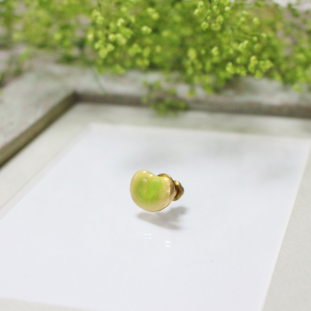 Broad Bean Pin Broad Bean Pin TP042 - 徽章/别针 - 其他金属 绿色