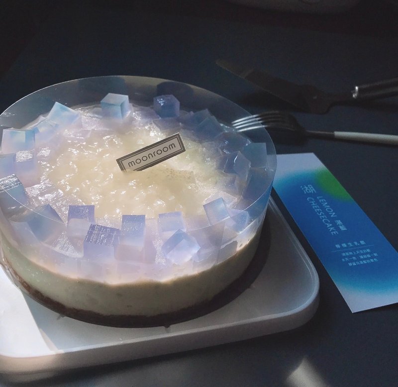 【生日蛋糕】湛蓝之湖 - 柠檬生奶酪 - 蛋糕/甜点 - 新鲜食材 蓝色