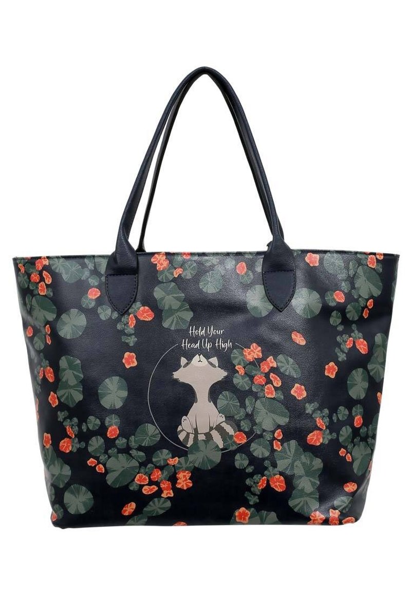 【时尚实用母亲节礼物】浣熊 罕见动物 旅行/妈妈包 - 手提包/手提袋 - 其他人造纤维 多色