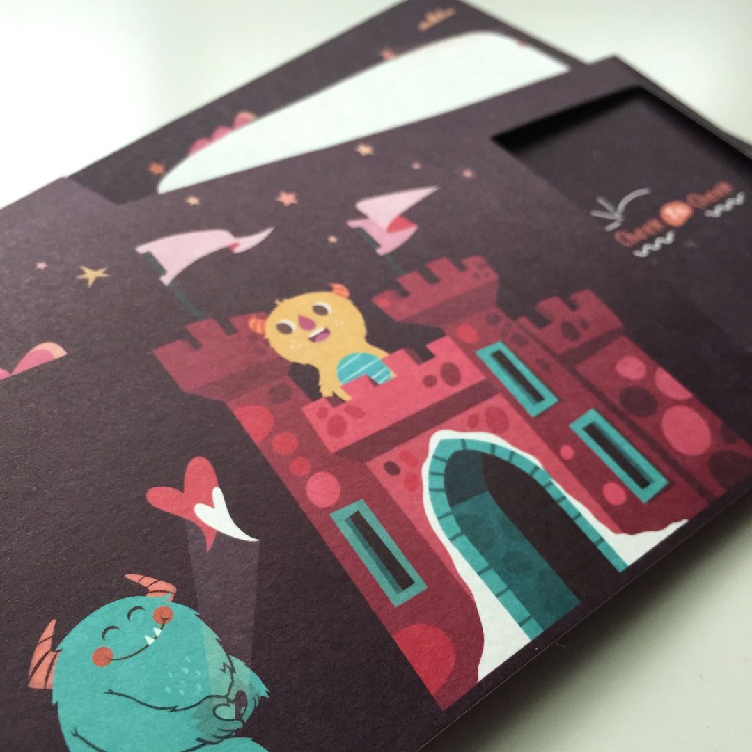 Pin cards - 恋爱聚光灯 相框卡片‘ 2张以上包邮喔！（含）’ - 卡片/明信片 - 纸 紫色