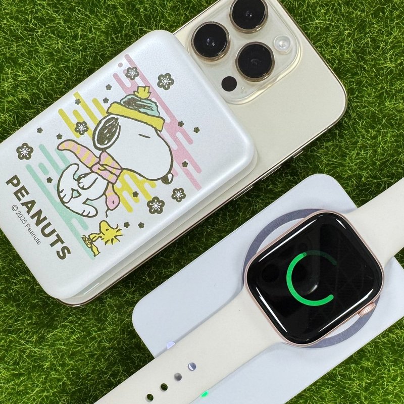 Snoopy 史努比 魔方无线充  三合一磁吸行动电源 - 充电宝/传输线 - 其他材质 