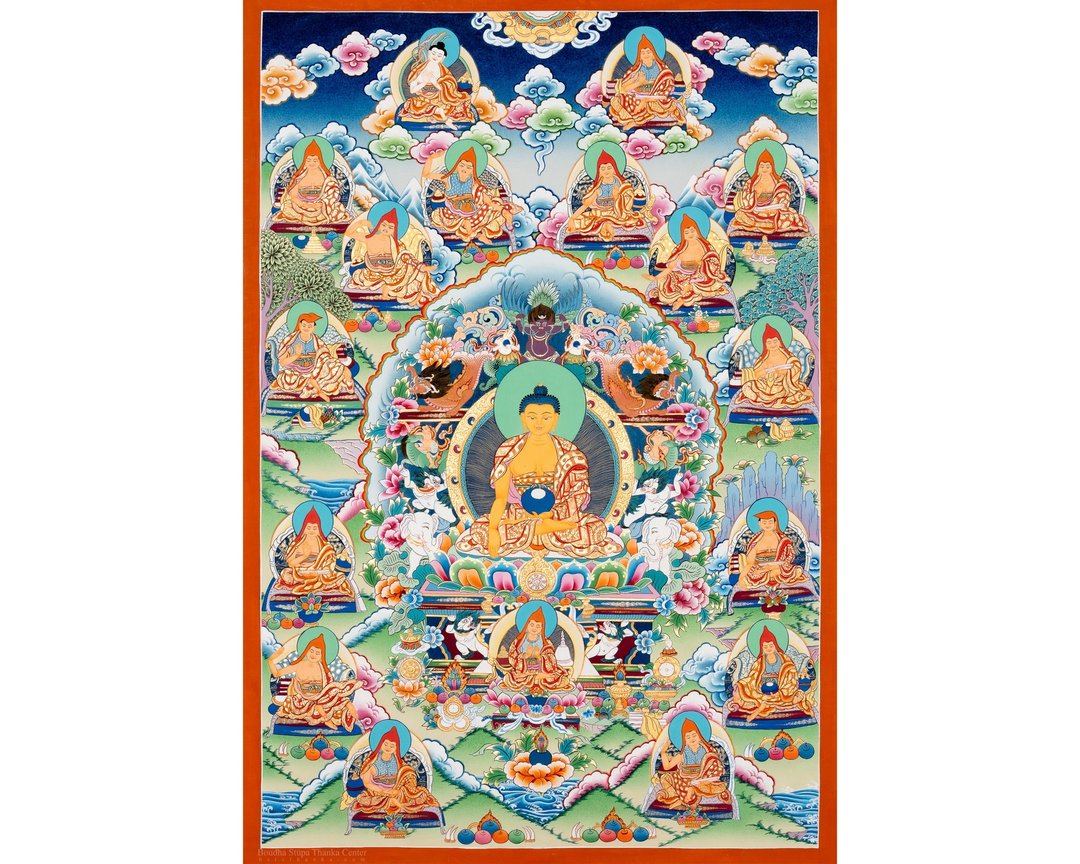 西藏十六罗汉唐卡画作   家居装饰 - 墙贴/壁贴 - 其他材质 多色