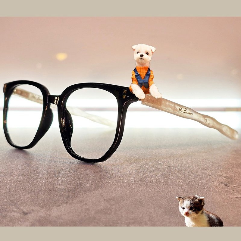 帅镜_鼻梁上的毛孩工艺 (把宠物毛发 溶入手工眼镜) / 款式多色 - 眼镜/眼镜框 - 防水材质 