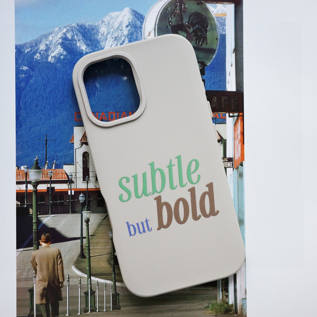 subtle but bold/贝壳灰/犀牛盾防摔iPhone手机壳 - 手机壳/手机套 - 塑料 卡其色