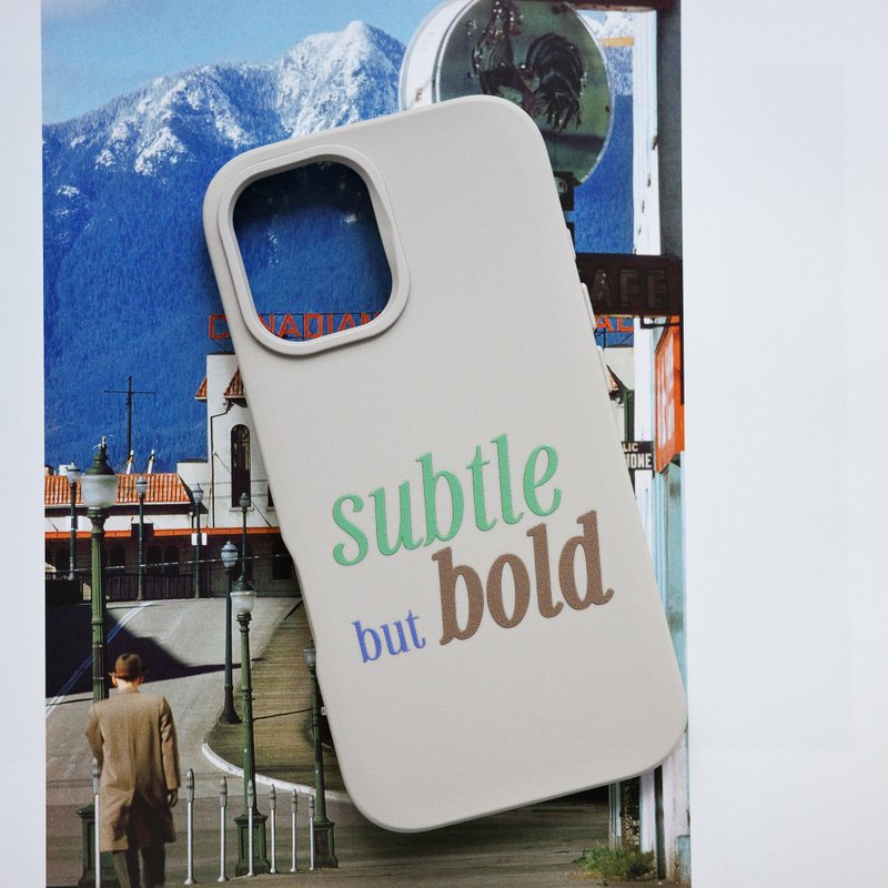 subtle but bold/贝壳灰/犀牛盾防摔iPhone手机壳 - 手机壳/手机套 - 塑料 卡其色