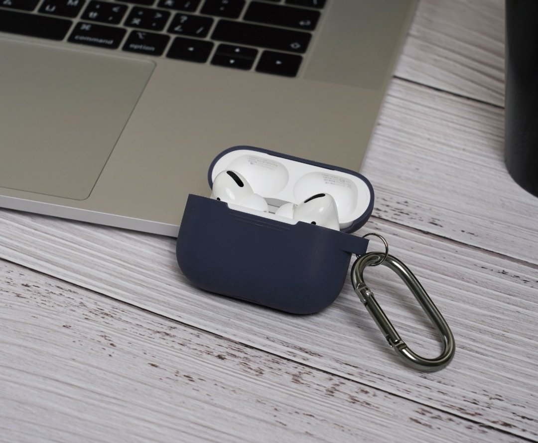 AirPods Pro【轻薄系列】超薄连体式硅胶挂钩保护套 - 耳机收纳 - 硅胶 多色