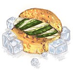 设计师品牌 - 小黄瓜口味冰泡芙