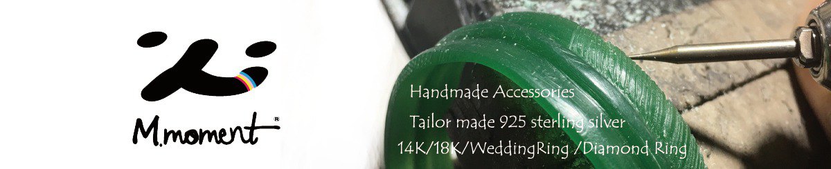 M,moment 925纯银客制手工饰品