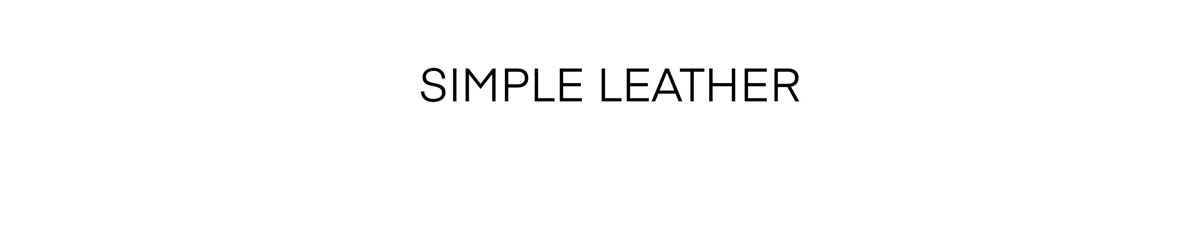 simple leather