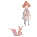 森林中．画乌鸦