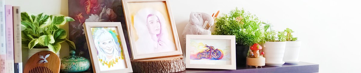 设计师品牌 - 草肃玩色插画／Xiao portrait painting