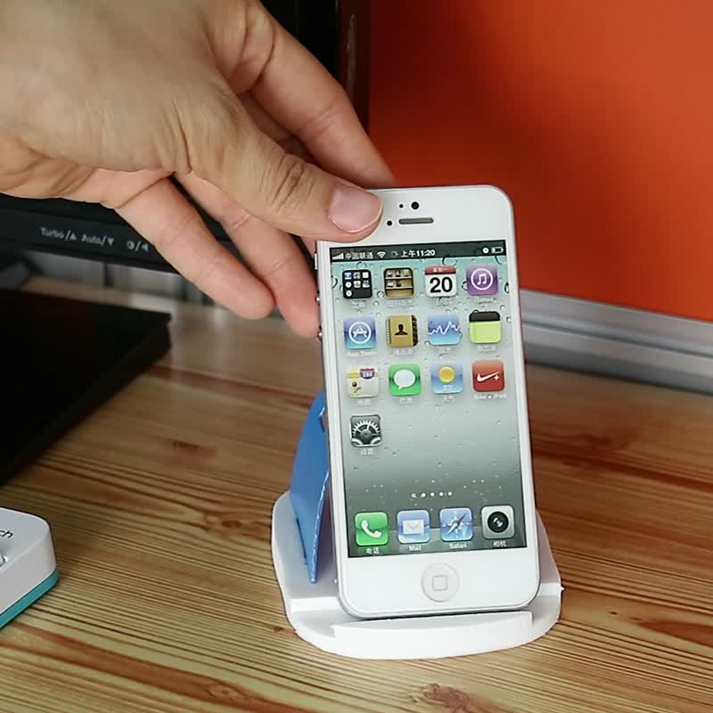 现货 蓝白拖手机座 手机架 名片座 追剧必备 婚礼小物 - 摆饰 - 塑料 绿色