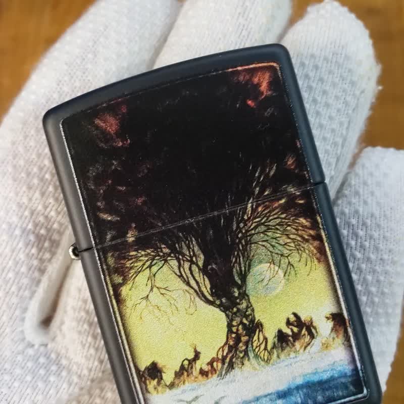 【ZIPPO官方旗舰店】Frank Frazetta 幻想巨树 48376 - 其他 - 铜/黄铜 黑色