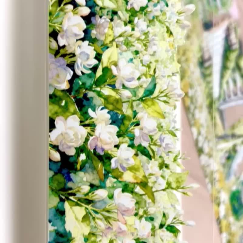 栀香满庭Garden of Gardenias - 纸胶带 - 塑料 多色