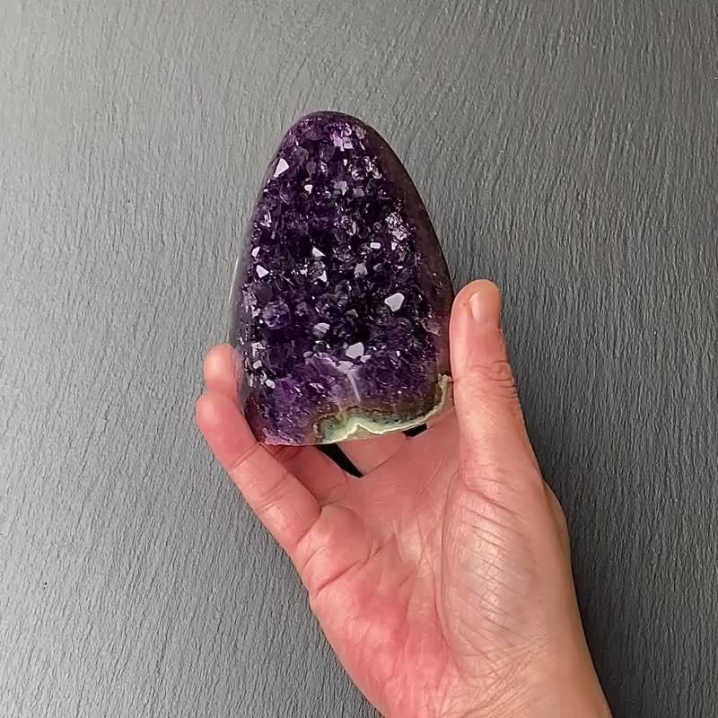 天然原矿顶级帝王紫紫晶镇 紫晶簇 紫水晶 招财开运 快速出货 - 摆饰 - 水晶 紫色
