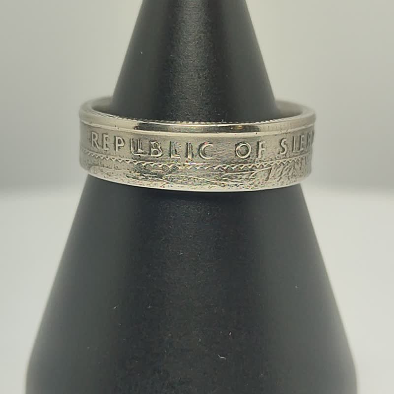 Sierra Leone Coin Ring 100 leone 1996-2017 coin rings for men coin rings gift - 戒指 - 其他金属 