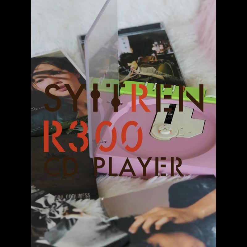 R300 CD player 高音质 便携式 蓝牙 (青春少女粉/白色/木质) - 数码小物 - 塑料 粉红色