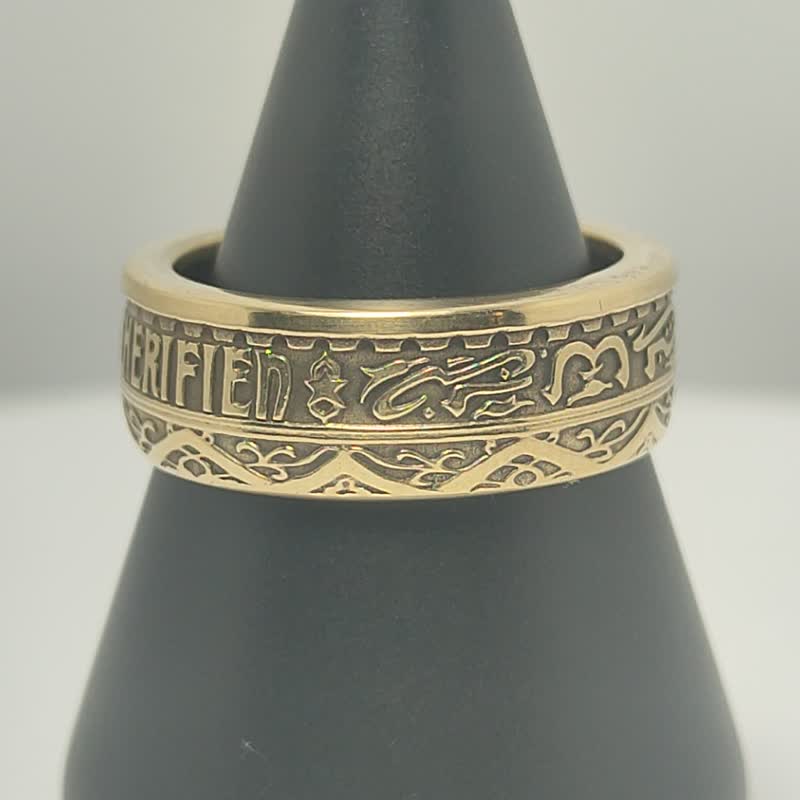 摩洛哥硬币戒指，摩洛哥女士戒指，摩洛哥乐队戒指，摩洛哥女士戒指 - 戒指 - 其他金属 