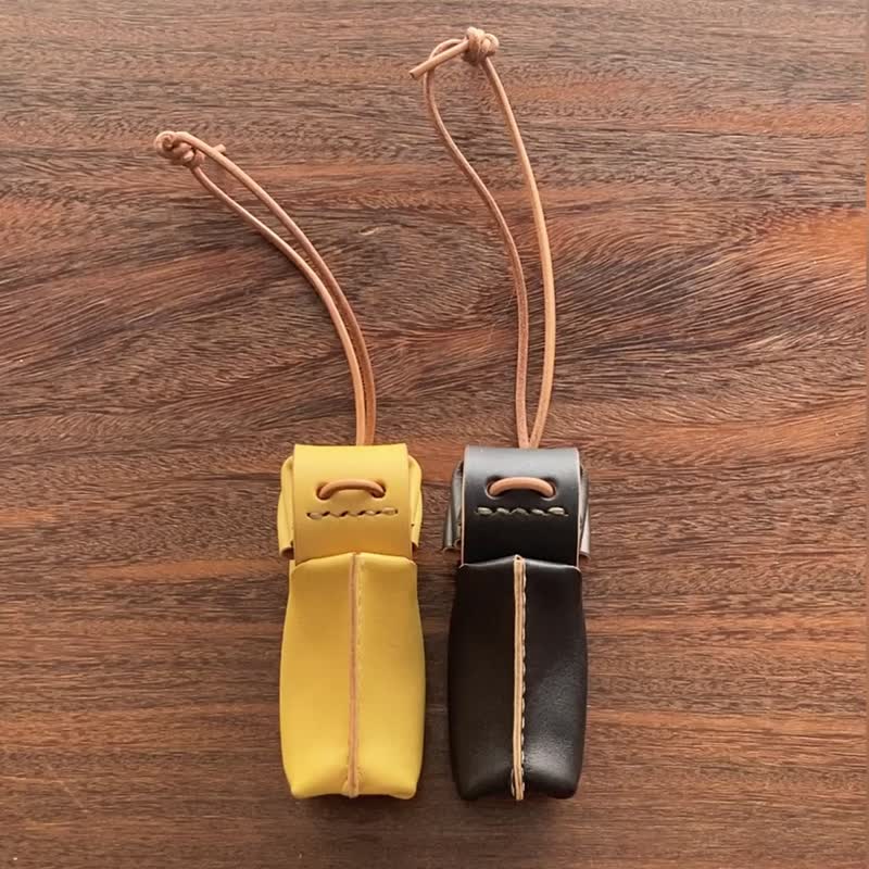 苏木染皮革丨零钱包与小物收纳夹【ham/はむ】 - 零钱包 - 真皮 黑色