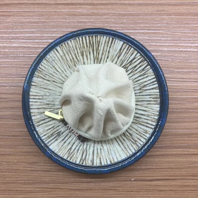 龙年小笼包零钱包 - 零钱包 - 棉．麻 白色