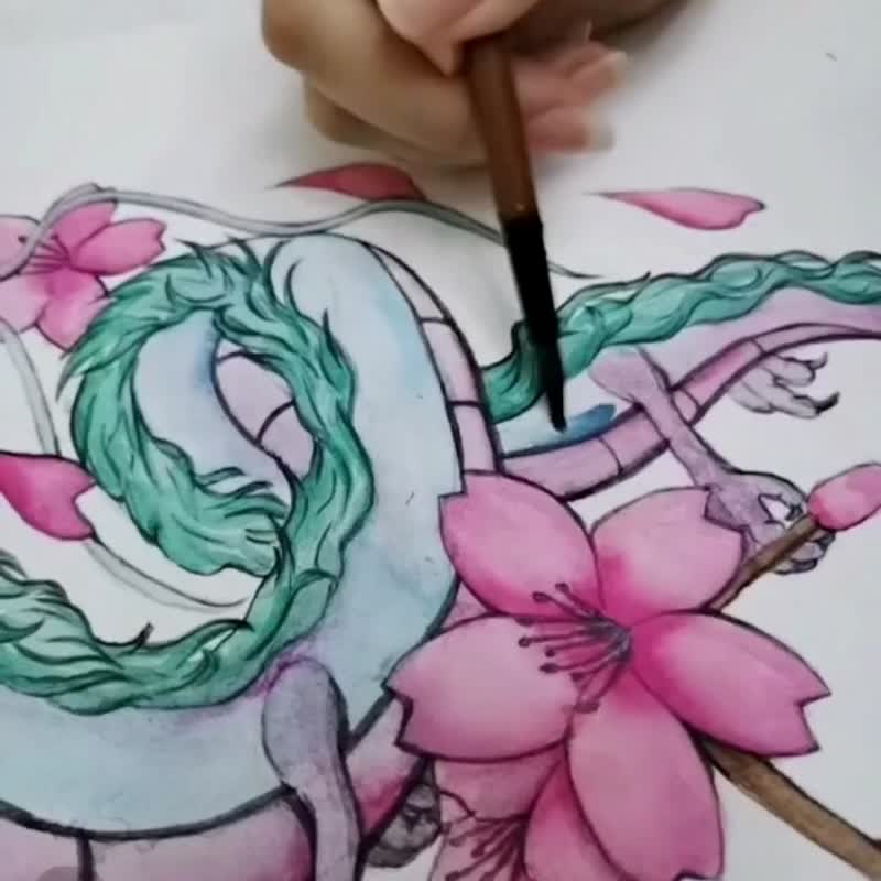 发2张【玫瑰&碟】纹身贴甜酷仿真持久防水效果好 - 纹身贴 - 纸 多色