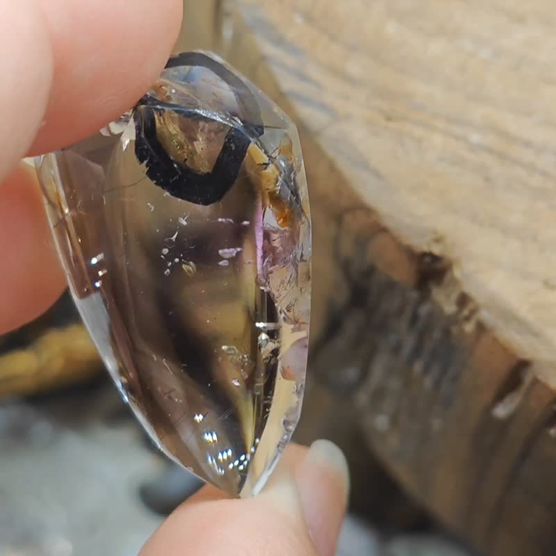 天然超级七|原石|super seven|紫超级七 - 项链 - 水晶 