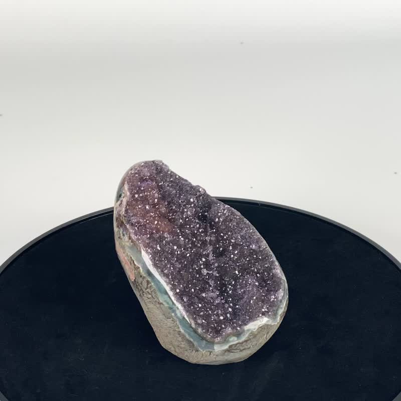 异象彩糖霜消磁盘 010327 - 摆饰 - 水晶 紫色