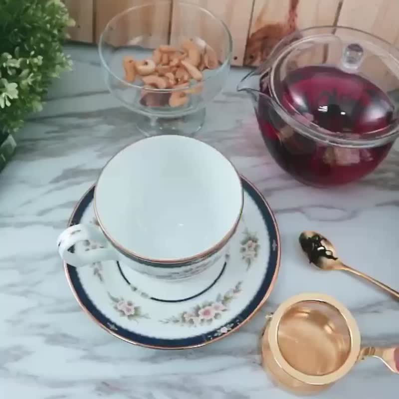 【日本制】Tomiwoody 旋转式滤茶器 - 金/银 - 茶具/茶杯 - 不锈钢 
