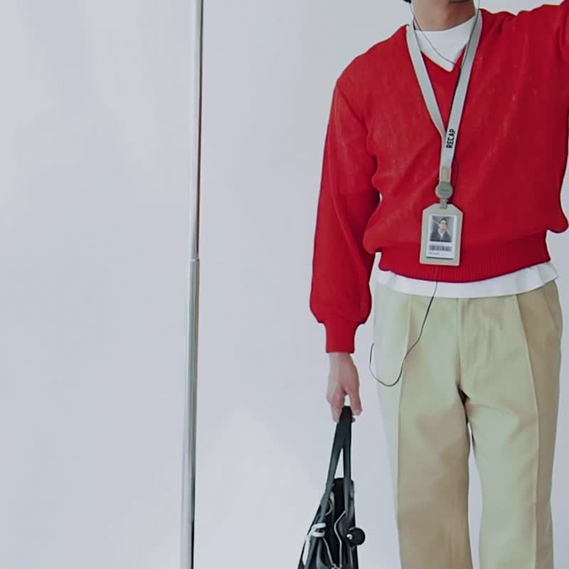 FLEXI LANYARD：定制化姓名 / RECAP 识别证挂绳 - 证件套/卡套 - 人造皮革 多色