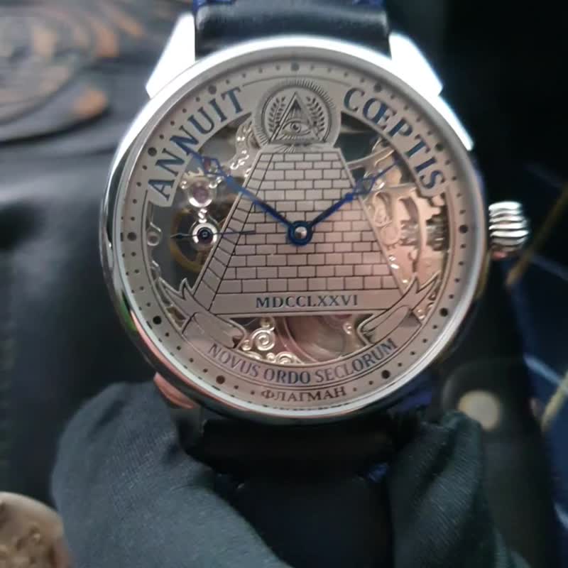 镂空手表 , 手工手表 , 定制手表 , 婚姻观 , 蒸汽朋克手表 - 男表/中性表 - 其他材质 多色