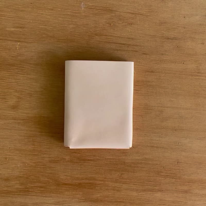 对折铜扣短夹 - 皮夹/钱包 - 真皮 