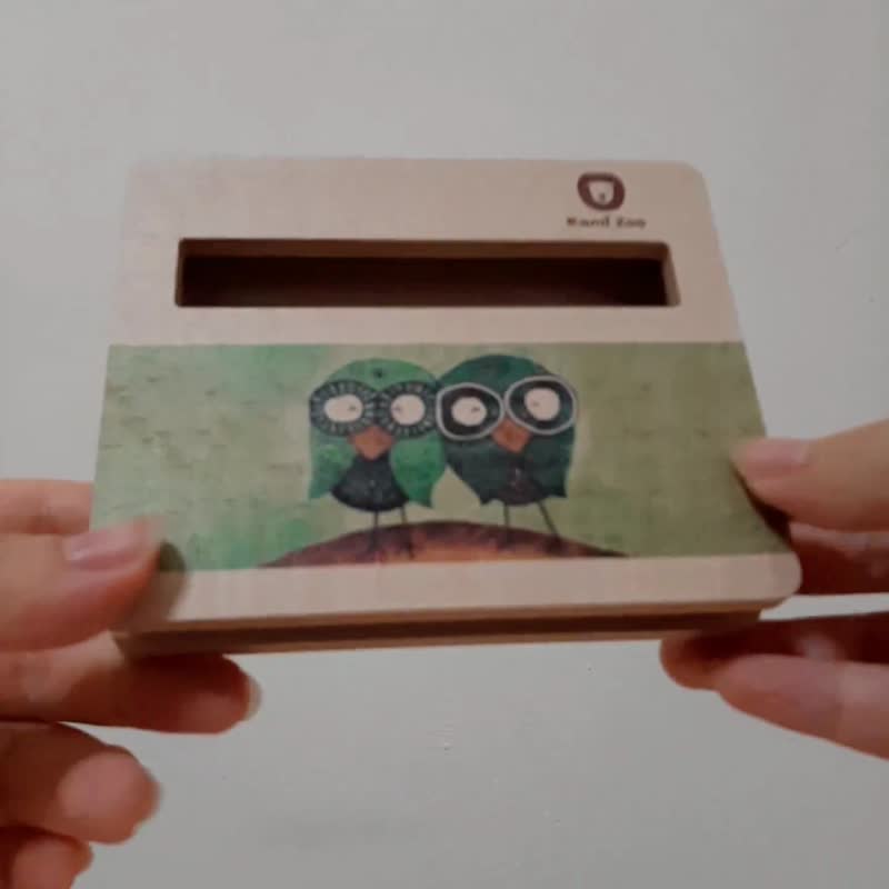 木质手机架扩音盒 树上的大头狮 客制化礼物 手机扩音座 手机支架 - 扩音器/喇叭 - 木头 多色