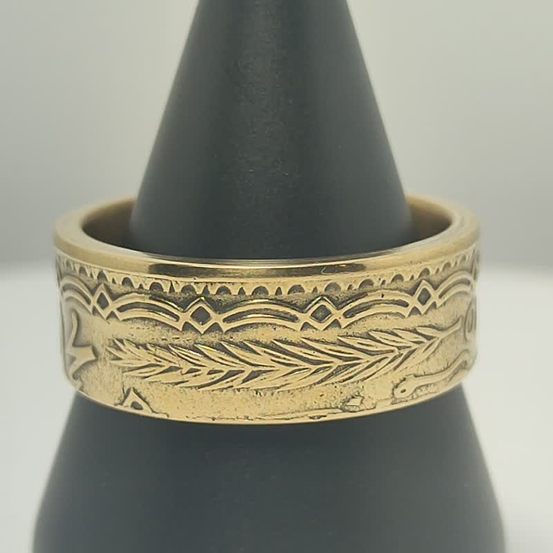 Tunisia Coin ring 5 franc 1946 coin rings for men coin rings for women - 戒指 - 其他金属 