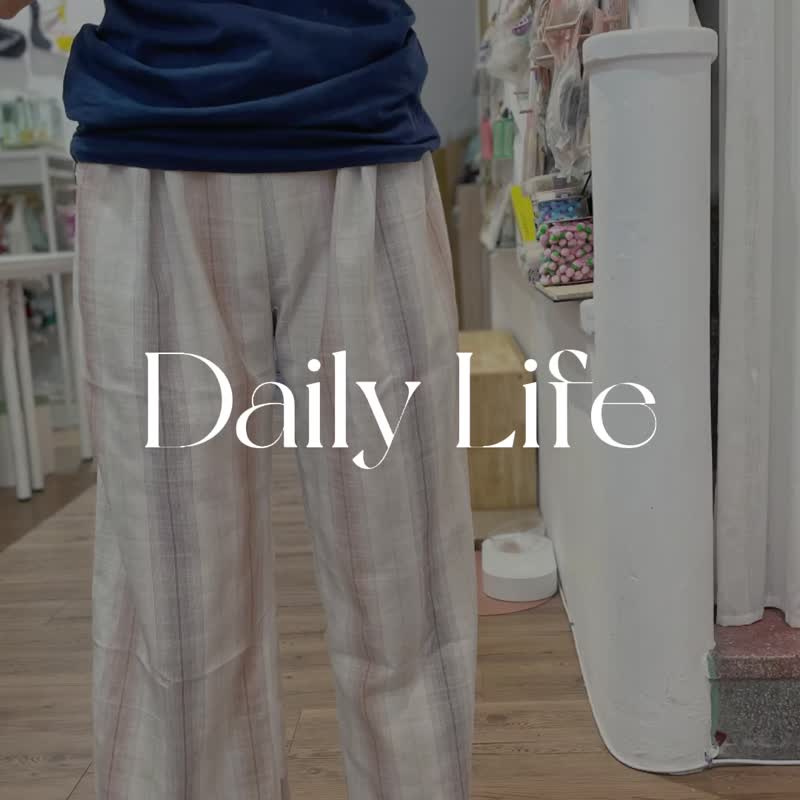 初学OK台北缝纫体验_百搭宽裤包含教学设备材料无推销(现场选布 - 编织/羊毛毡/布艺 - 棉．麻 