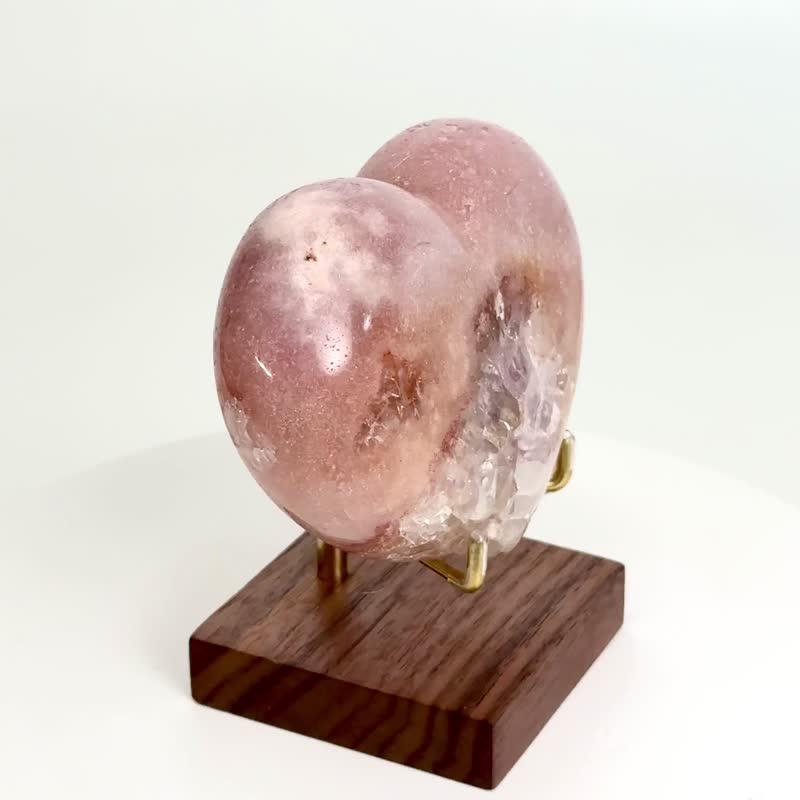 莫兰迪玛瑙爱心 750495 - 摆饰 - 水晶 粉红色