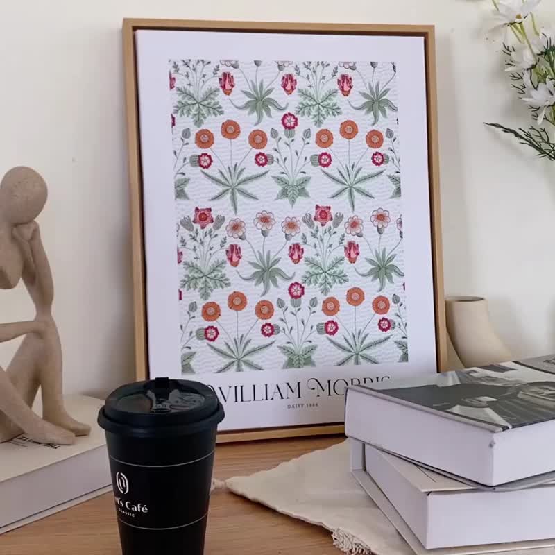 William Morris 雏菊 - 清新雏菊挂画/装饰画/开店送礼 - 海报/装饰画/版画 - 棉 蓝色