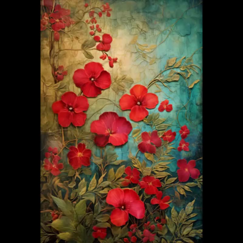 南岛花园 4   - 【 高清微喷油画系列 】  艺术挂画 | 书房挂画 - 海报/装饰画/版画 - 棉．麻 
