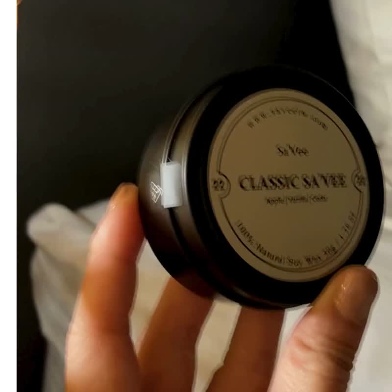 旅行蜡烛 - 花香木质调礼盒 附小卡片 / 经典香 单入礼盒 - 蜡烛/烛台 - 其他金属 黑色