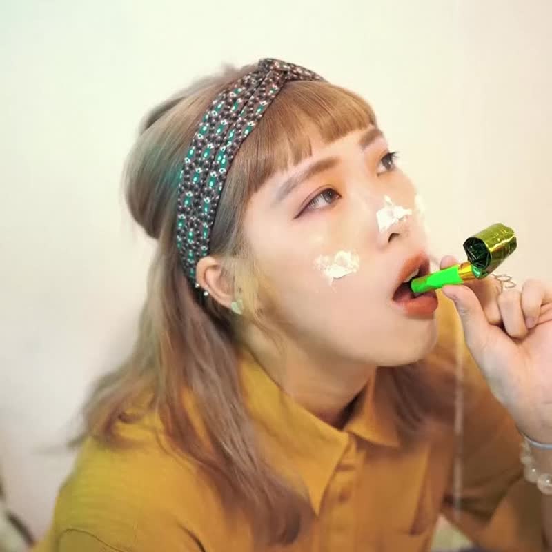 手工发带 / 复古风格 / 丛木绽绿 - 发饰 - 棉．麻 咖啡色