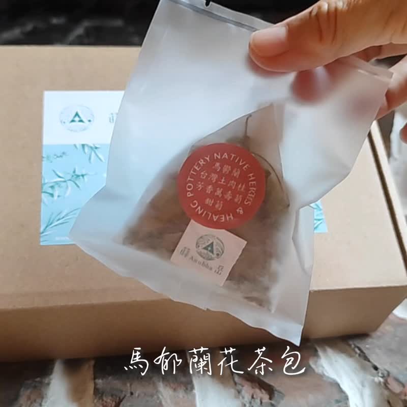 马郁兰花茶包-农园4种无毒香草-马郁兰+土肉桂+芳香万寿菊+甜菊 - 茶 - 植物．花 