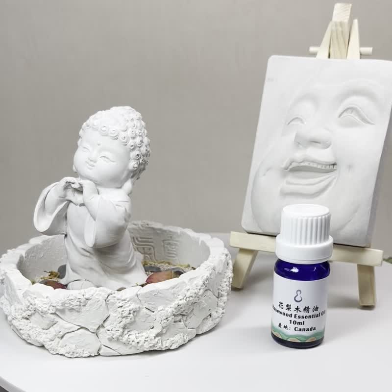 福袋 净念吉祥小佛之佛爱 中盘套组 水泥 佛 宗教 长辈礼 - 香薰/精油/线香 - 水泥 灰色