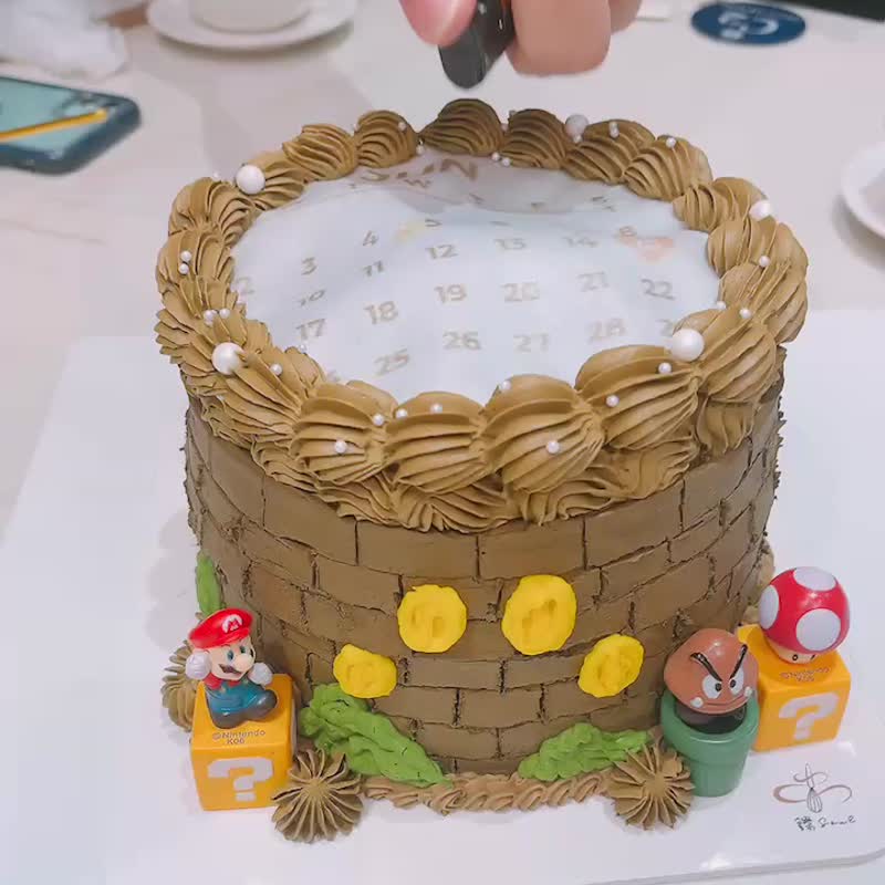 火焰燃烧蛋糕 平面蛋糕加购 定制化 台北 铄甜点 自取 网美蛋糕 - 蛋糕/甜点 - 其他材质 