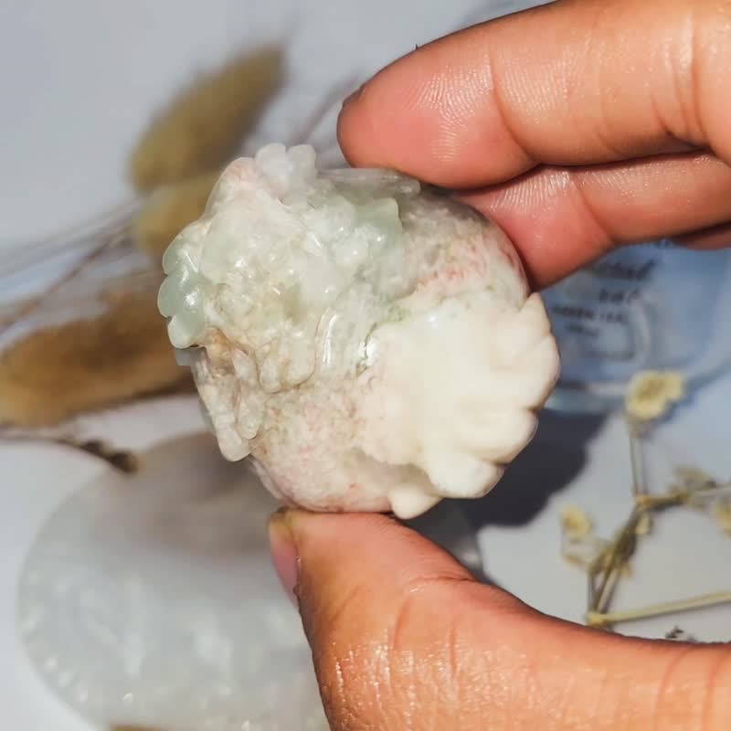 粉水草玛瑙龙龟 - 摆饰 - 水晶 绿色