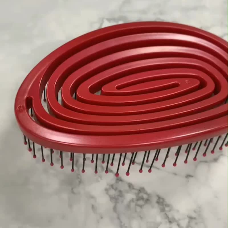 Lasen3D弹性抗纠结梳 (红)  | 潘朵拉的美妆盒 - 彩妆刷具/镜子/梳子 - 塑料 多色